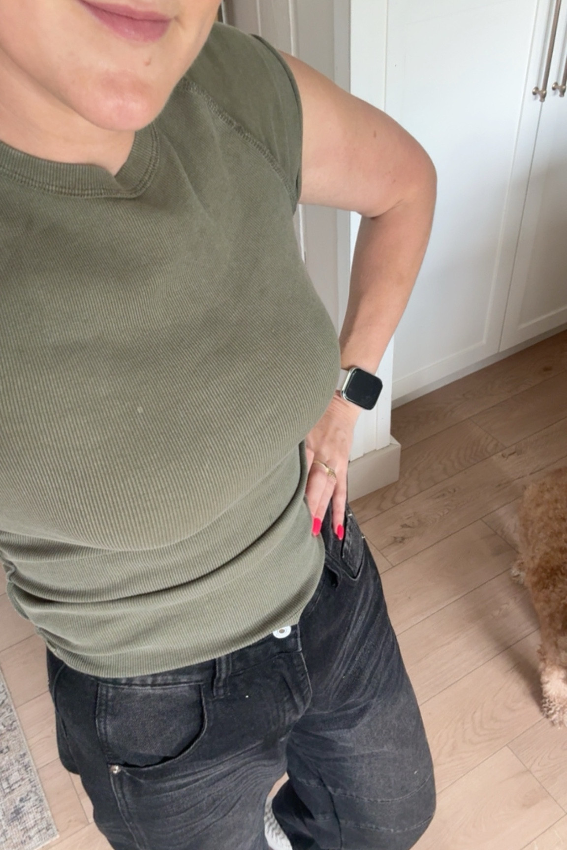 Everyday fit. Wearing a size 6 in pants and medium in top. So cute and comfortable. 

#LTKTall #LTKgrwm #LTKootd