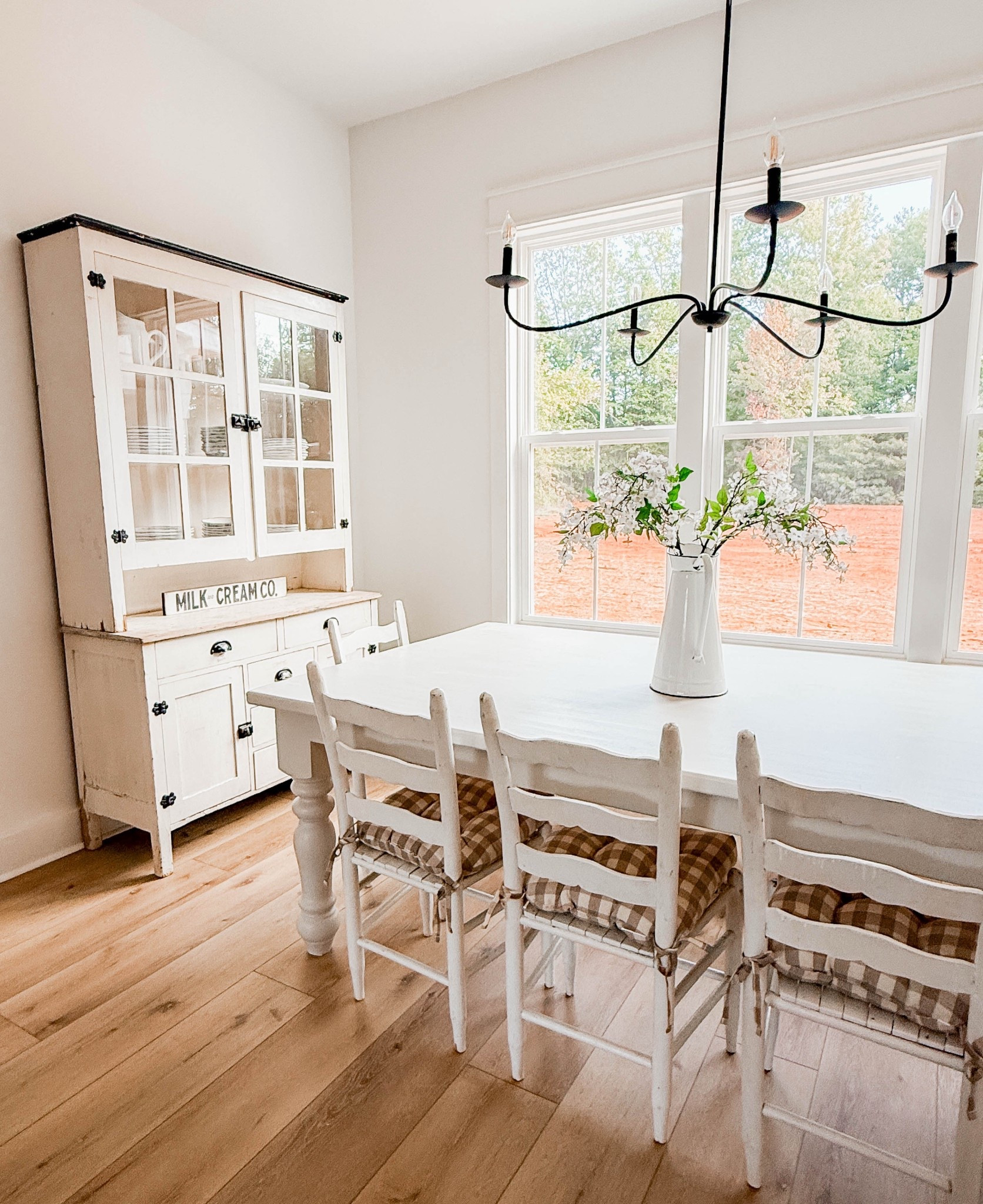 #cottagefarmhouse #cottagediningroom #cottagelighting #birchlane #farmhouselighting #gingham 

#LTKHome