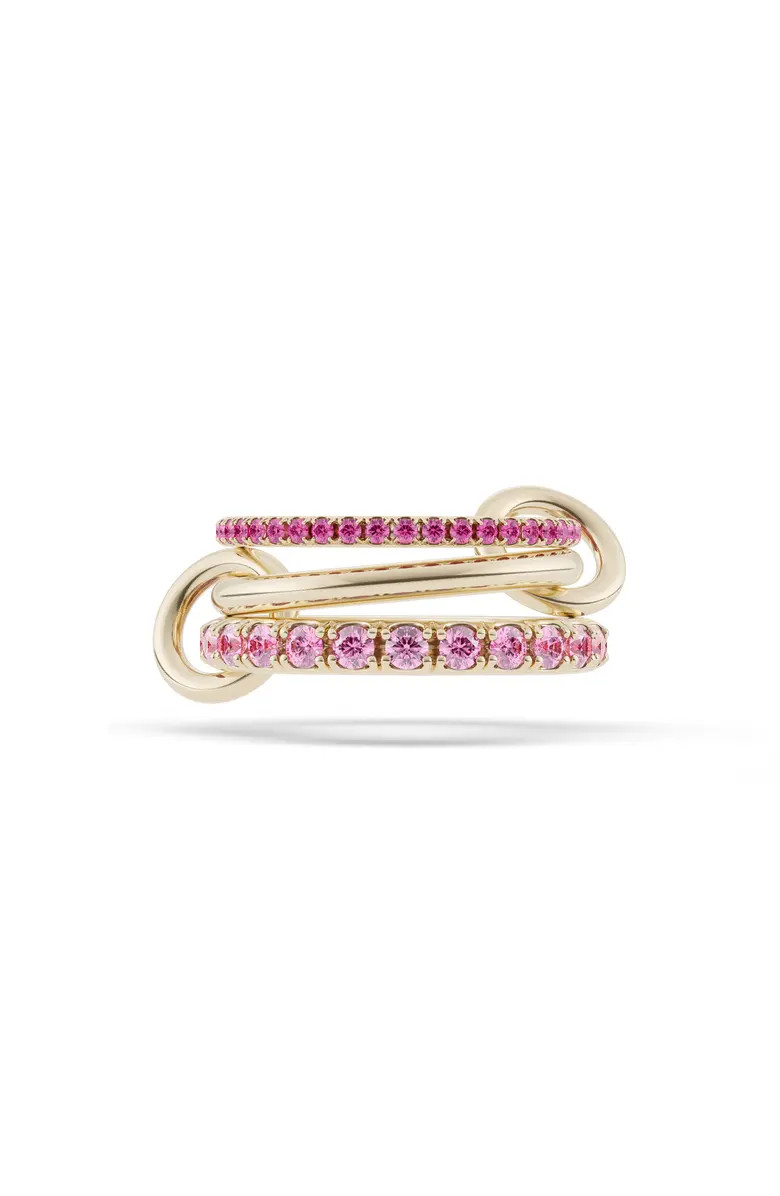 Spinelli Kilcollin Norah Rose Pavé Linked Ring | Nordstrom | Nordstrom