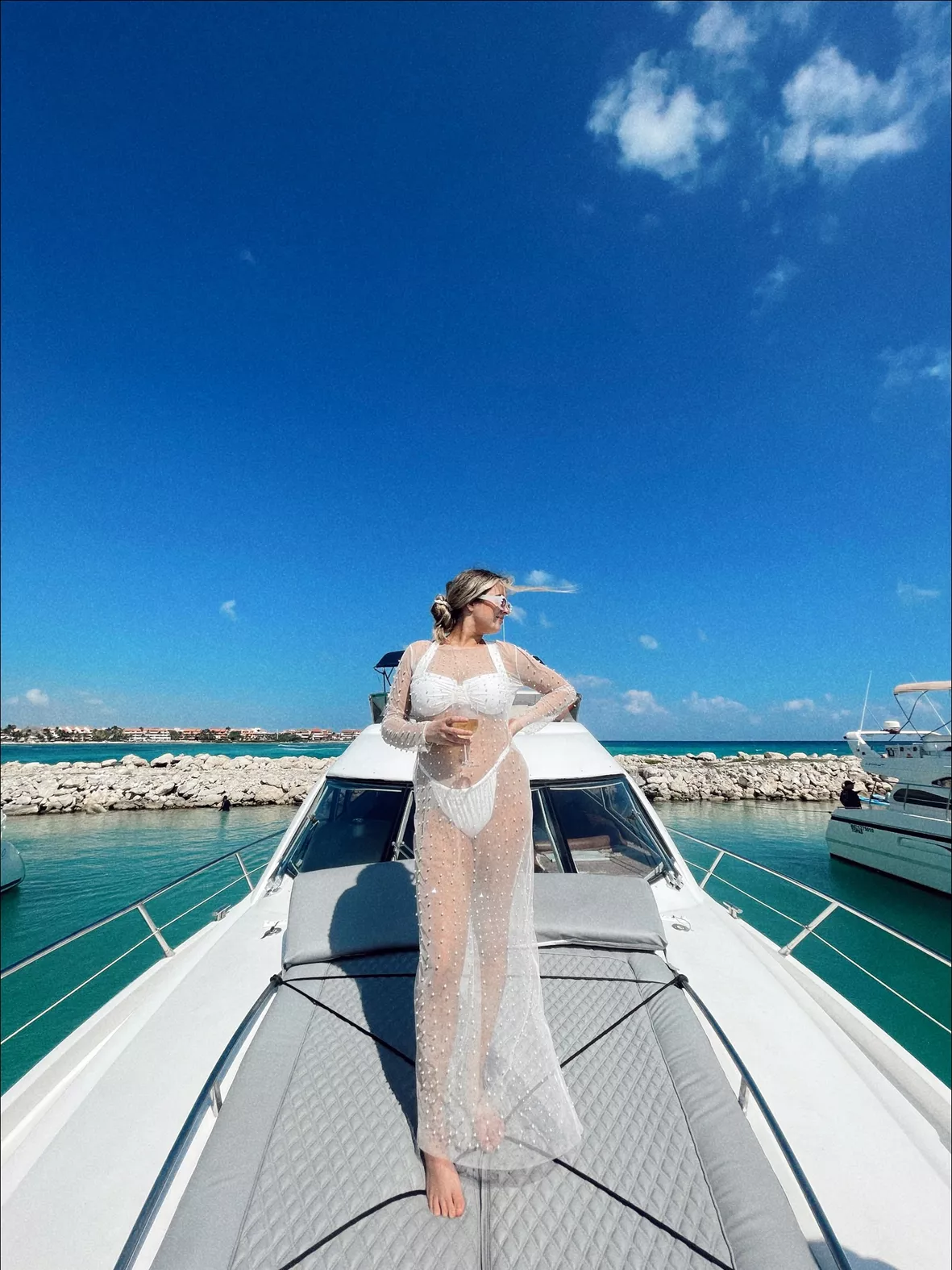 white dress for yacht party Boat Costume Yacht Party Outfit Yacht Dress Beach Party Party Outfits Dress