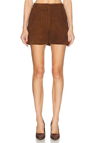 Leather Suede Short | FWRD 