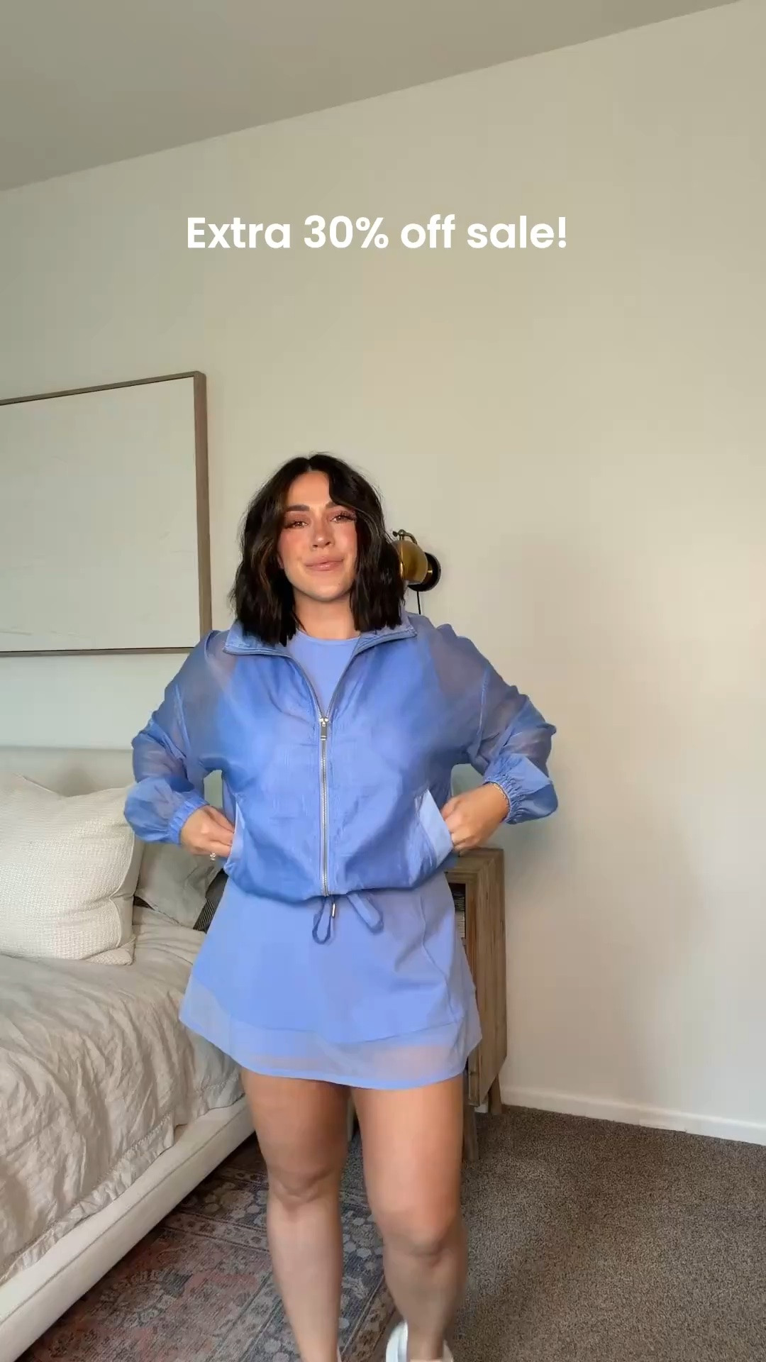 Entire outfit on major sale!! Extra 30% off the sale price! Run selling out quick! Early fall sports mom aesthetic! Size L in all, sporty breathable and stretchy!