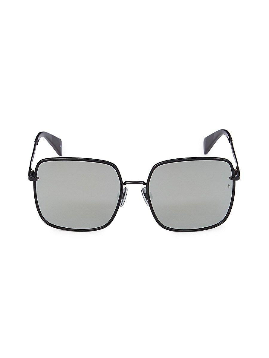 Rag & Bone Women's 58MM Square Sunglasses - Black Grey | Saks Fifth Avenue OFF 5TH