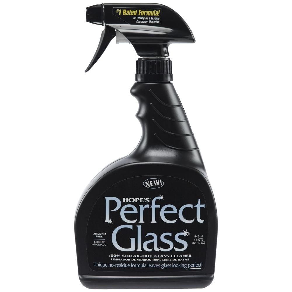 32 oz. Perfect Glass Fresh and Clean Streak-Free Glass Cleaner | The Home Depot