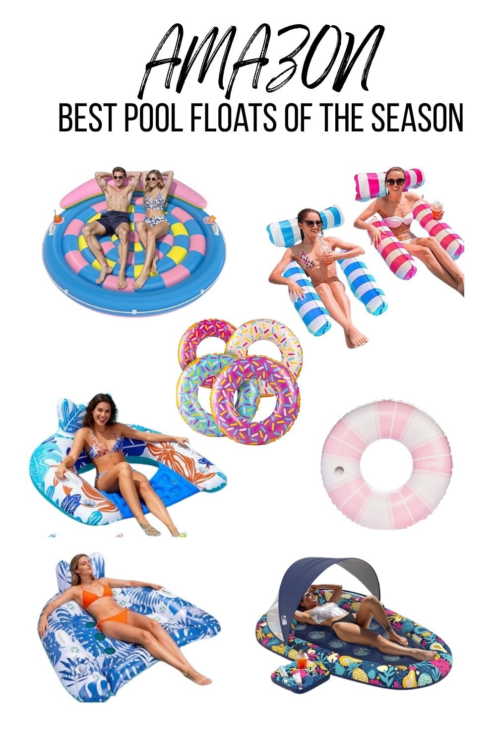 Pool float season is here ☀️ Sharing a few fun Amazon pool floats for summer — loungers, rings, double floats, and comfy options for pool days, lake days, and vacation.

#LTKFinds #LTKSummer #PoolFloats #AmazonFinds #SummerFavorites
