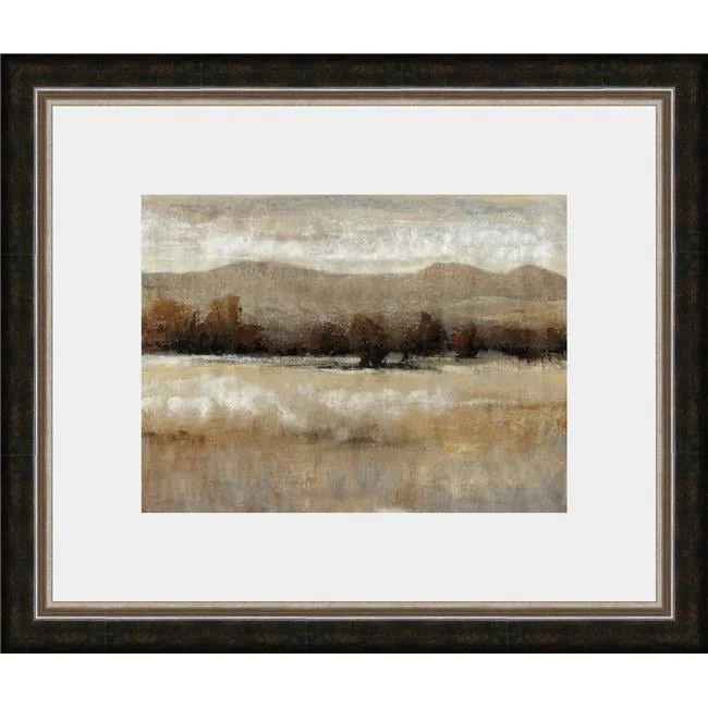 31.75 x 37.75 in. Umber Light I, Framed Fine Art Print with Glass - Gold | Walmart (US)