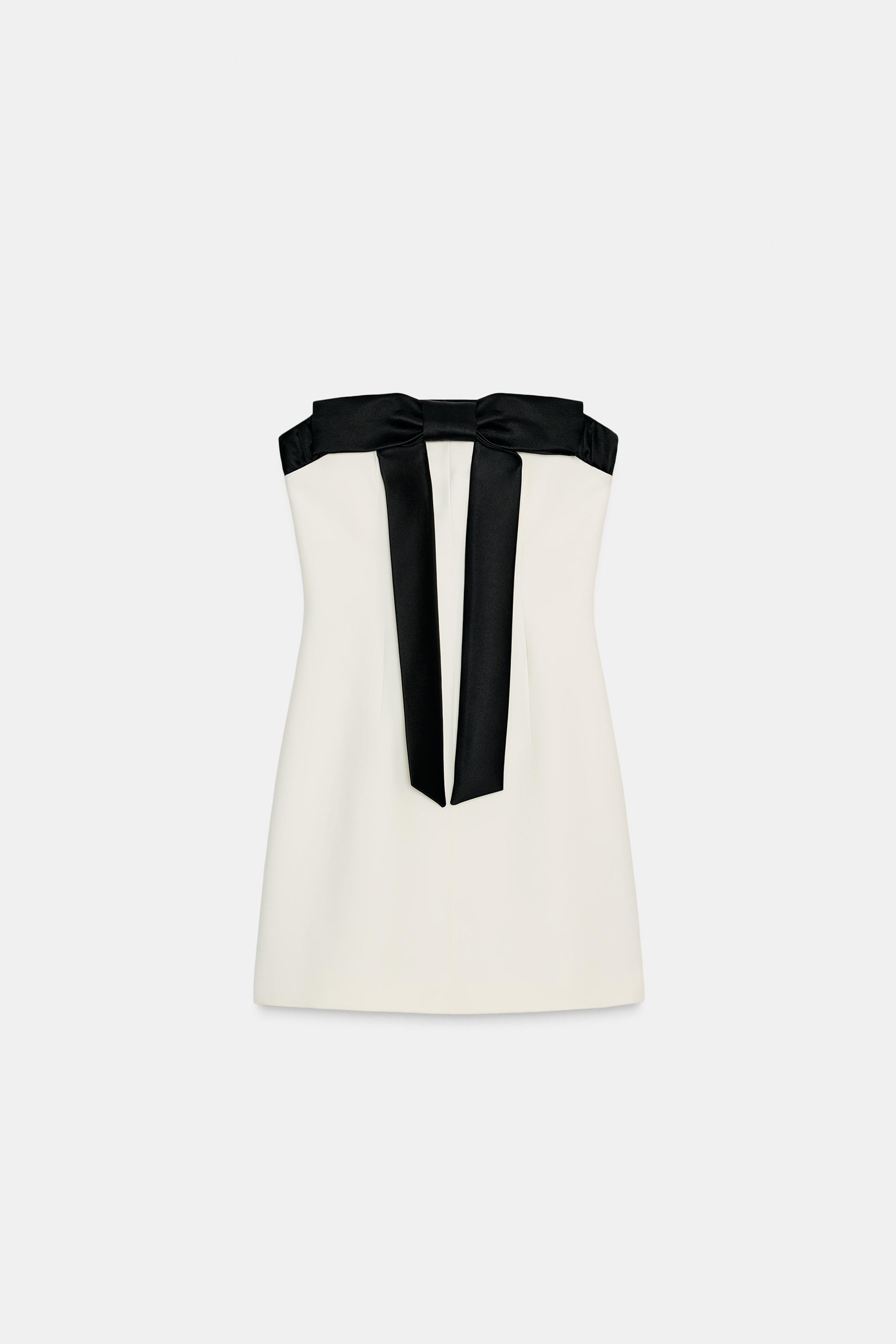 STRAPLESS BOW DRESS | Zara US