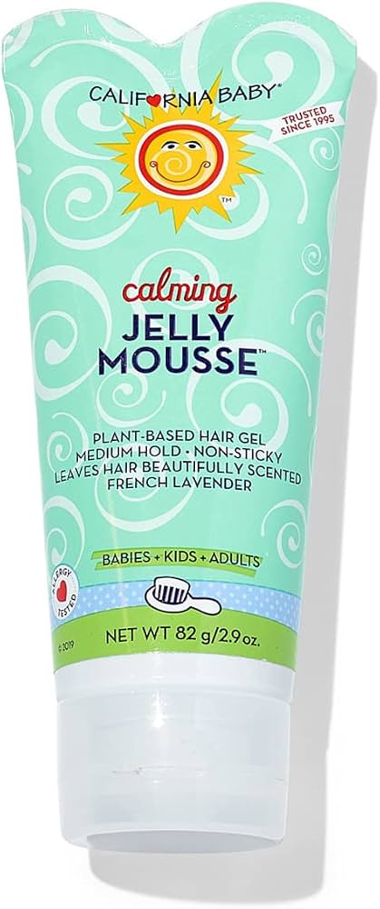 California Baby Calming Jelly Mousse Hair Gel | 100% Plant-Based (USDA Certified) | Kids Hair Gel... | Amazon (US)