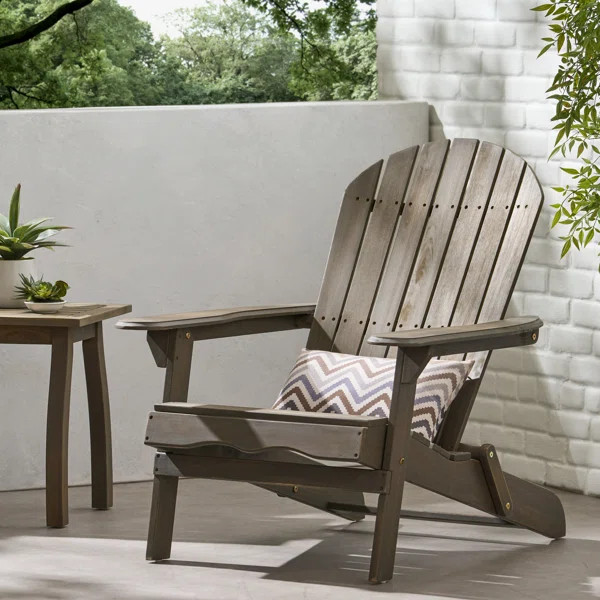 Kalicki Solid Wood Folding Adirondack Chair | Wayfair North America
