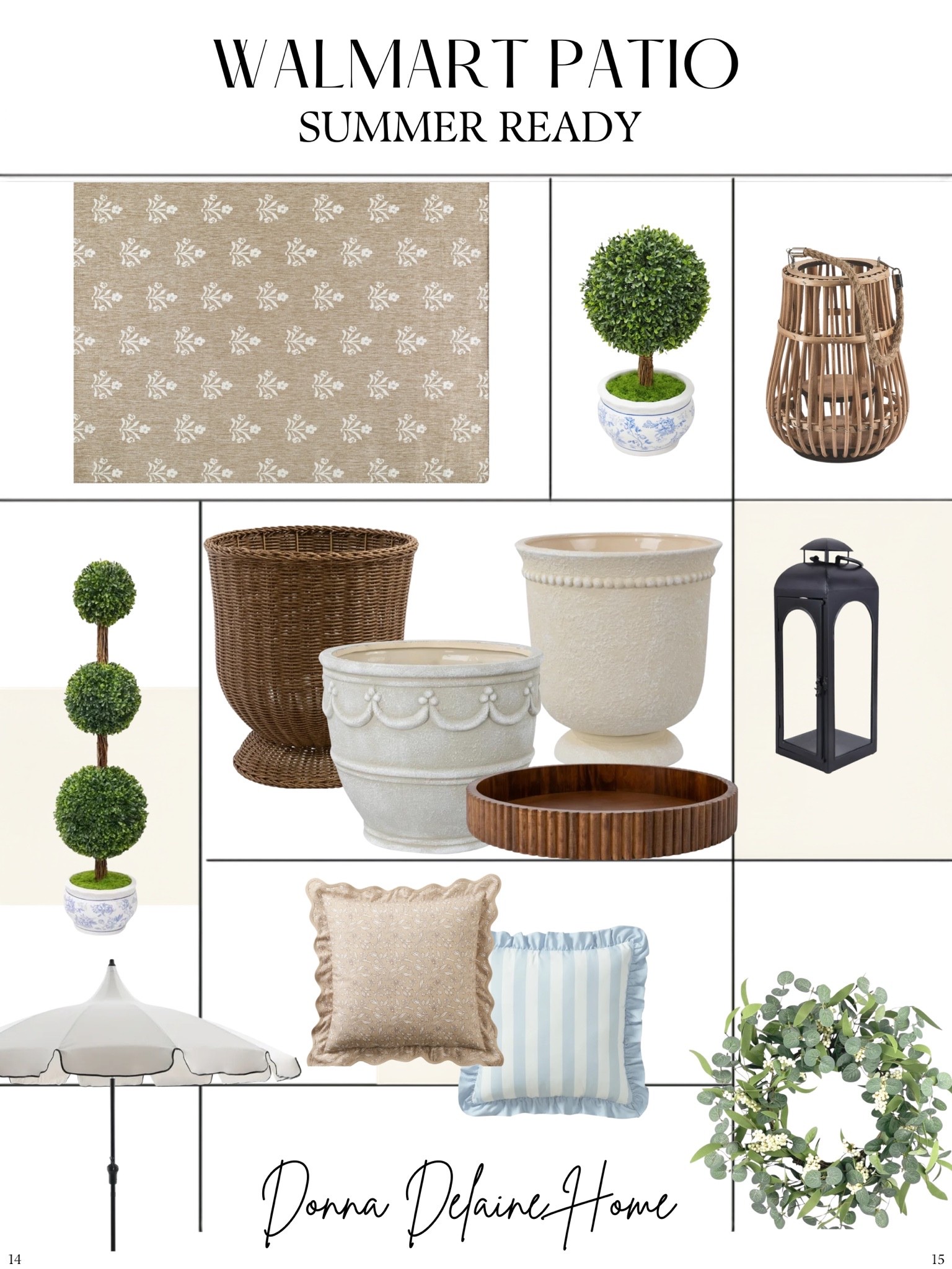 Outdoor refresh! Walmart has been nailing it lately✨