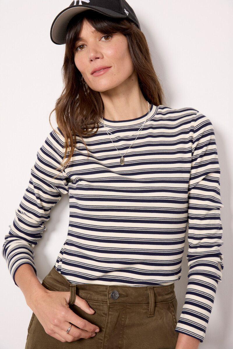 Lna Rilo Rib Long Sleeve Top | Evereve