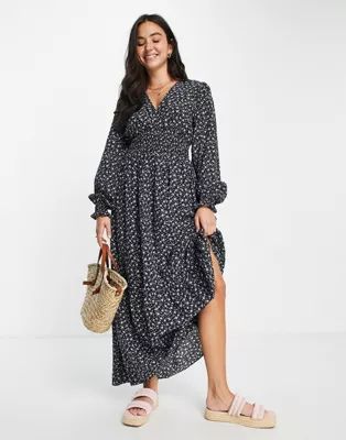 & Other Stories long sleeve maxi dress in floral print | ASOS (Global)