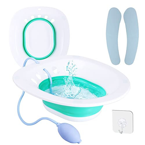 MTASTIC Sitz Bath for Toilet Seat- Soothes Hemorrhoids & Perineum, Suitable for Pregnant Women, Postpartum Care- Collapsible, Soaked Steam Relief of Vaginal/Anal Inflammation | Amazon (US)