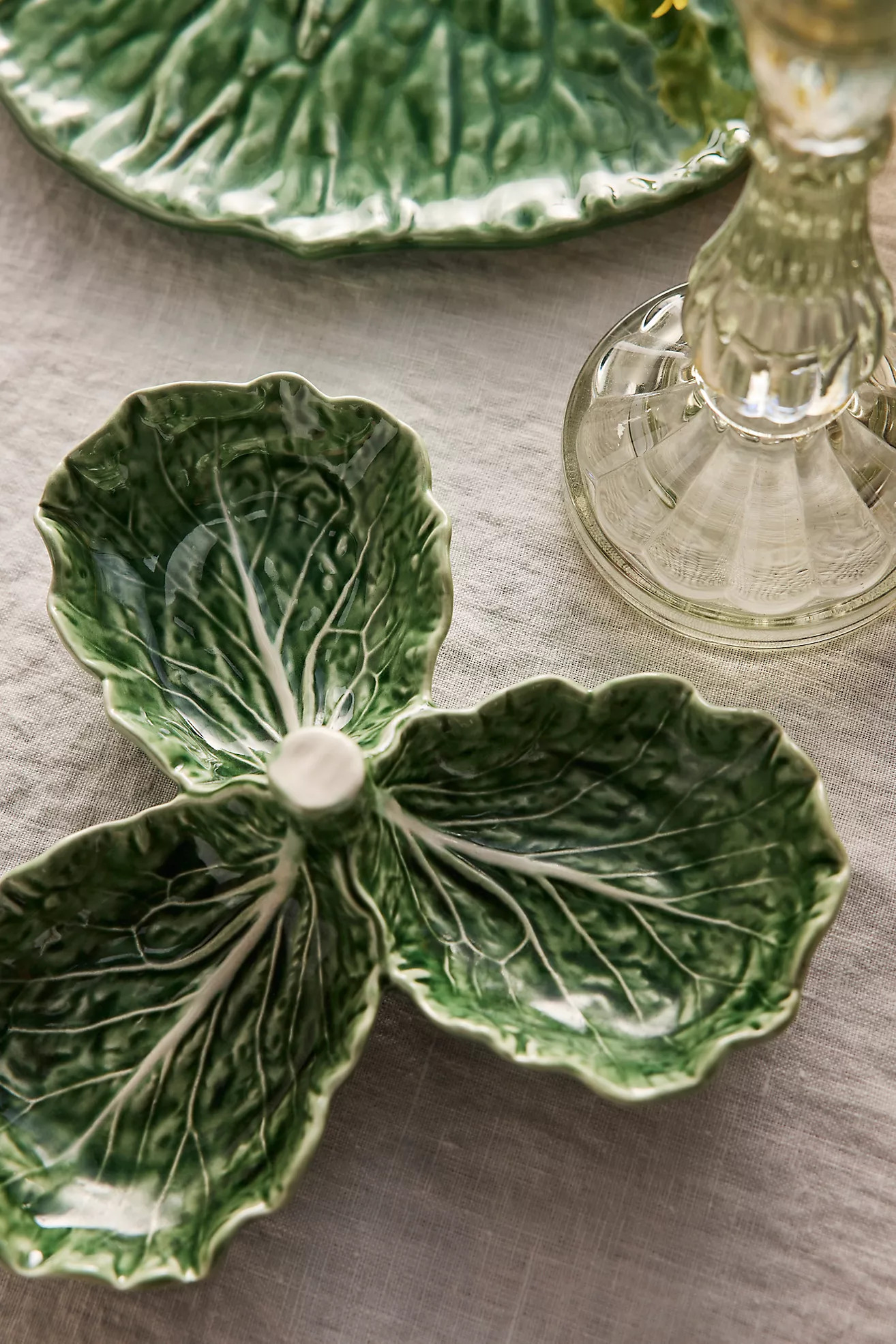 Cabbage Ceramic Olive Dish | Anthropologie (US)