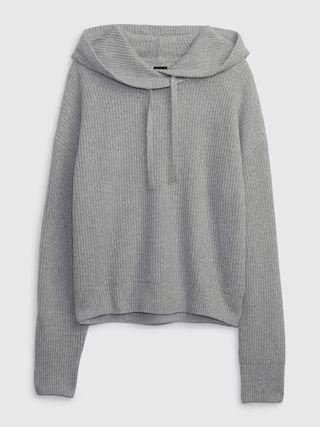 CashSoft Shaker-Stitch Sweater Hoodie | Gap (US)