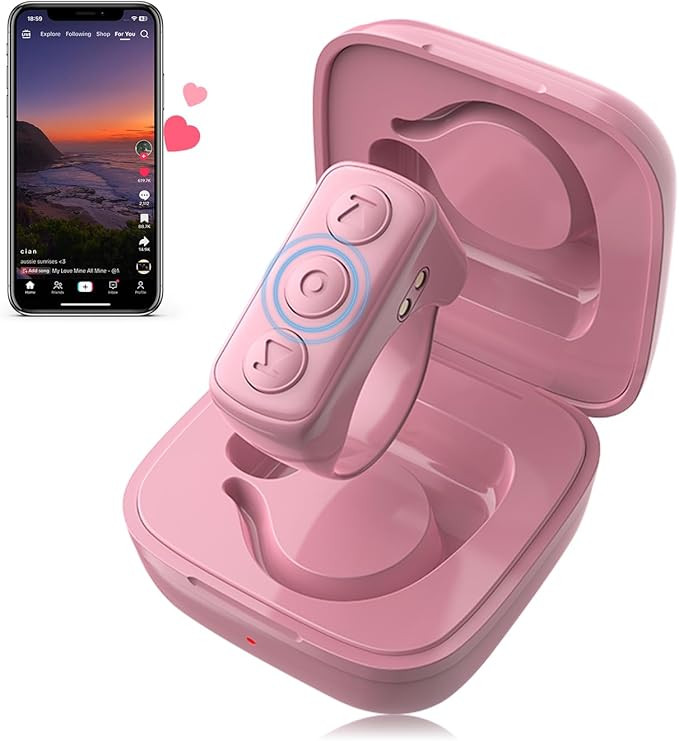 Remote Scrolling Ring for TikTok, Page Turner Clicker for Kindle App, Bluetooth Remote Control fo... | Amazon (US)