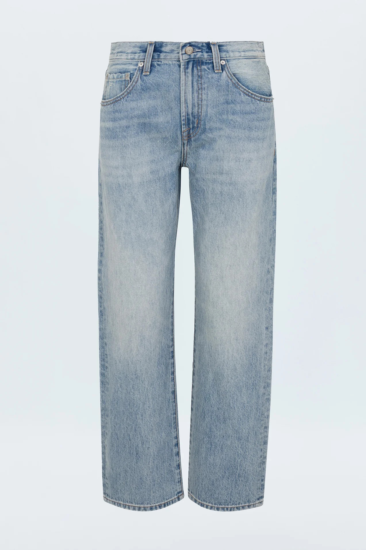 Lexi Mid Rise Bowed Straight Jean - Bowie | Pistola Denim