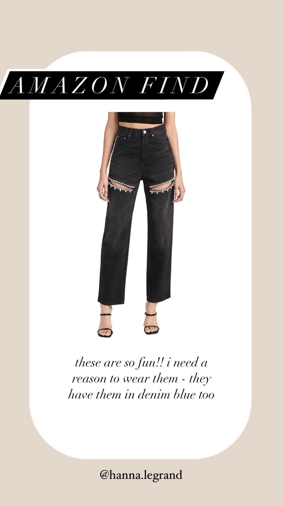 I need. special occasion/reason to wear these bejeweled denim - so much fun! Amazon has them in black or blue denim! 

#LTKFindsUnder50 #LTKSeasonal #LTKStyleTip