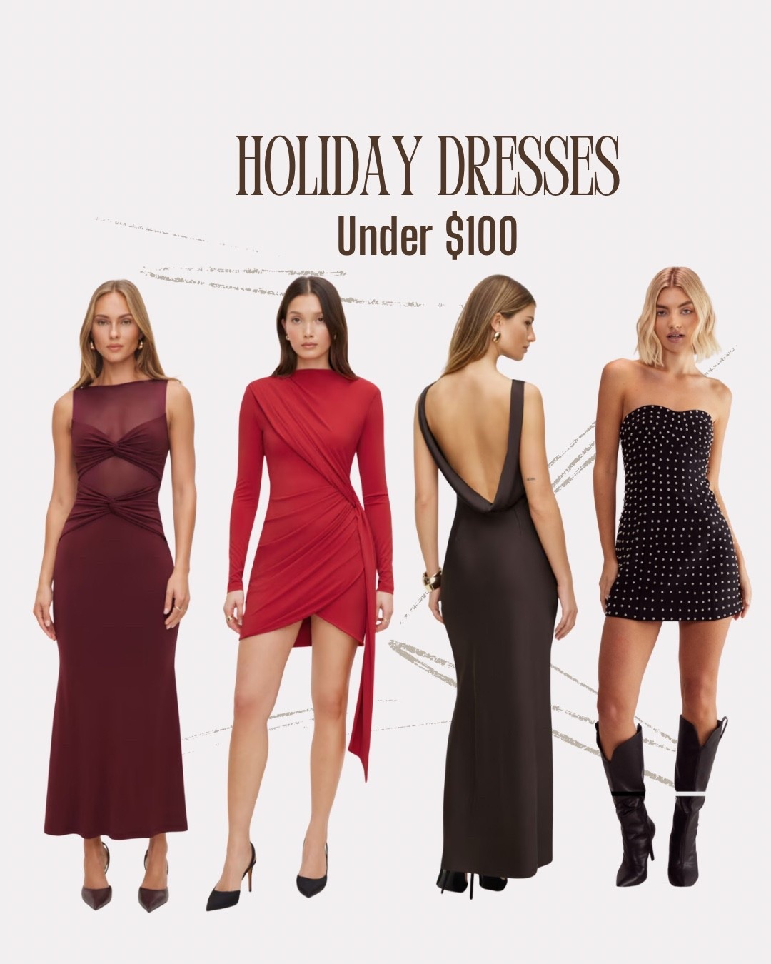 Statement dresses for every holiday invite all while staying on budget ;)


#LTKFindsUnder100 #LTKStyleTip #LTKHoliday