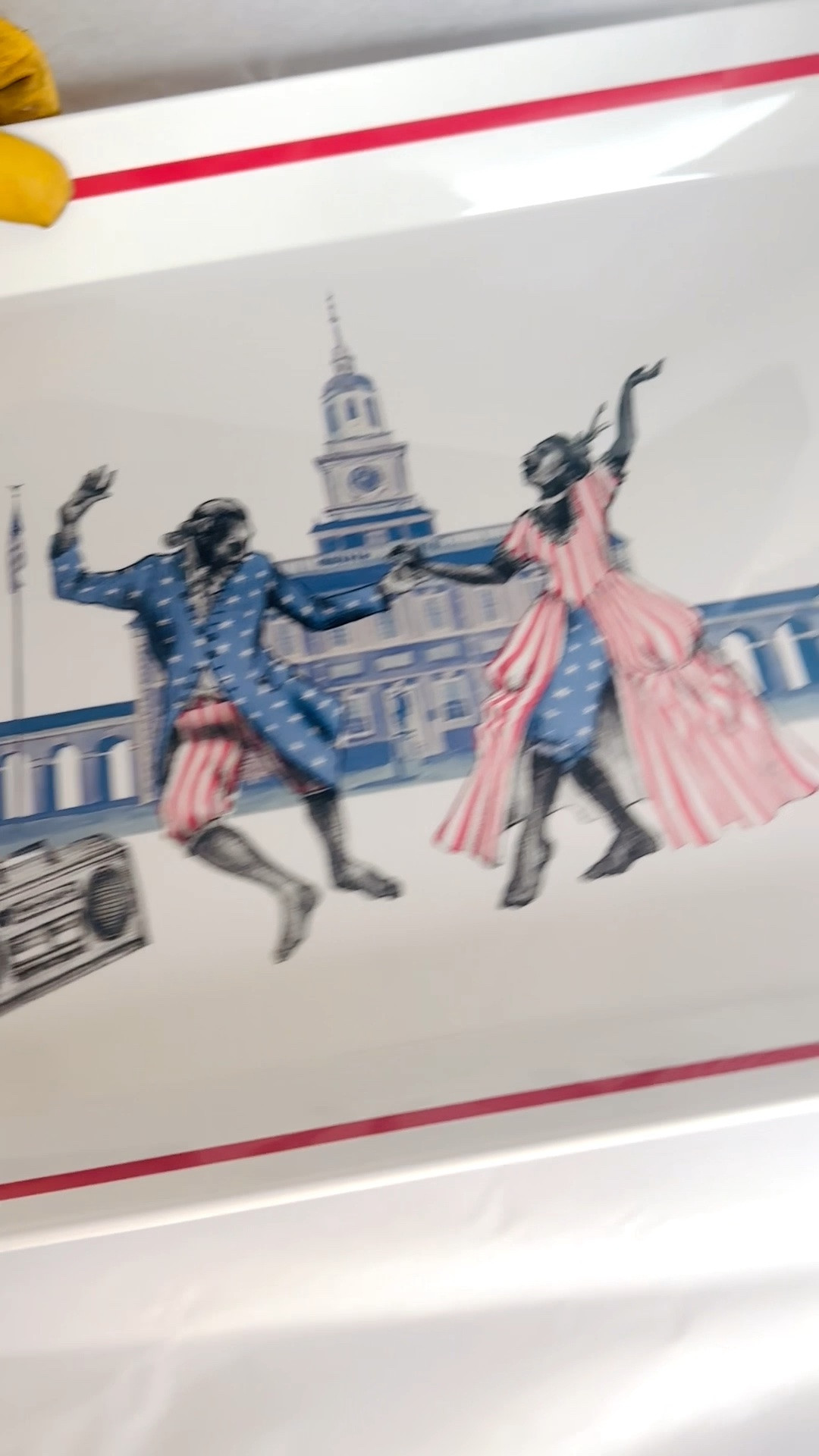 Getting ready for our 4th of July glamping adventure. 🇺🇸✨

Unboxing the Sheila Bridges for Walmart Harlem Toile Dancing Serving Tray (14.37” × 19.37”), featuring joyful dancers in front of Philadelphia’s Independence Hall. Created to celebrate America’s 250th Anniversary, the design blends history, storytelling, and Sheila Bridges’ signature Harlem Toile into a piece that’s both functional and collectible.

I love that it’s lightweight, durable, and made for outdoor living. Perfect for serving grilled steaks, burgers, fresh fruit, charcuterie, drinks, or carrying breakfast and coffee back to camp in style.

Beautiful design belongs outdoors, too.

#SheilaBridges #Walmart #Glamping #OutdoorDining #ServingTray #Melamine #America250 #FourthOfJuly #CampingInStyle #PatioStyle #SummerEntertaining #HarlemToile

#LTKvlog #LTKHome #LTKdayinmylife