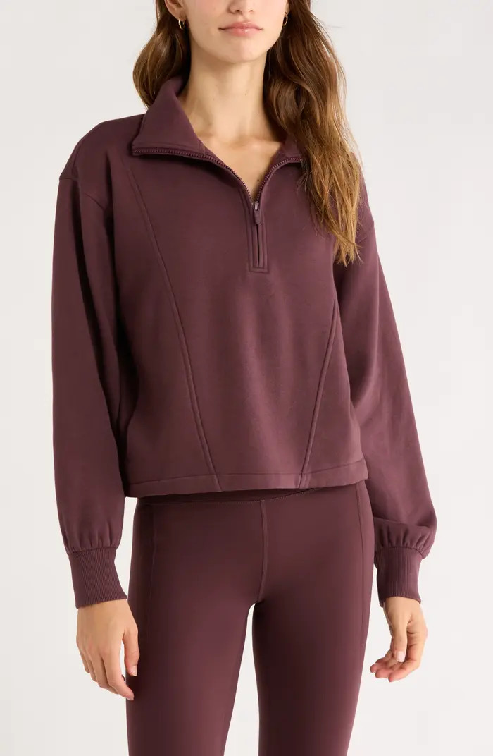 Zella Ultracozy Fleece Half Zip Pullover | Nordstrom | Nordstrom