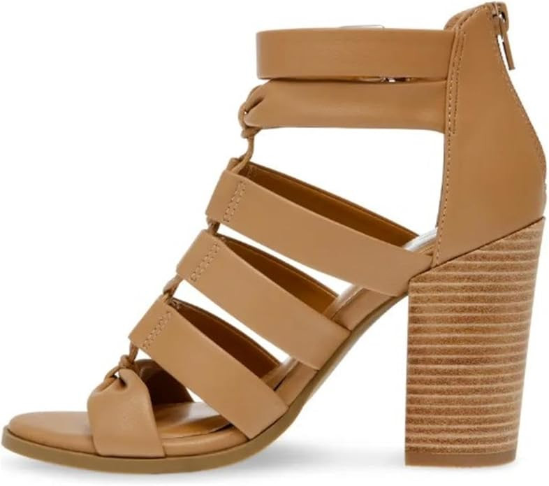 DV By Dolce Vita Womens Billy Faux Leather Strappy Gladiator Sandals | Amazon (US)
