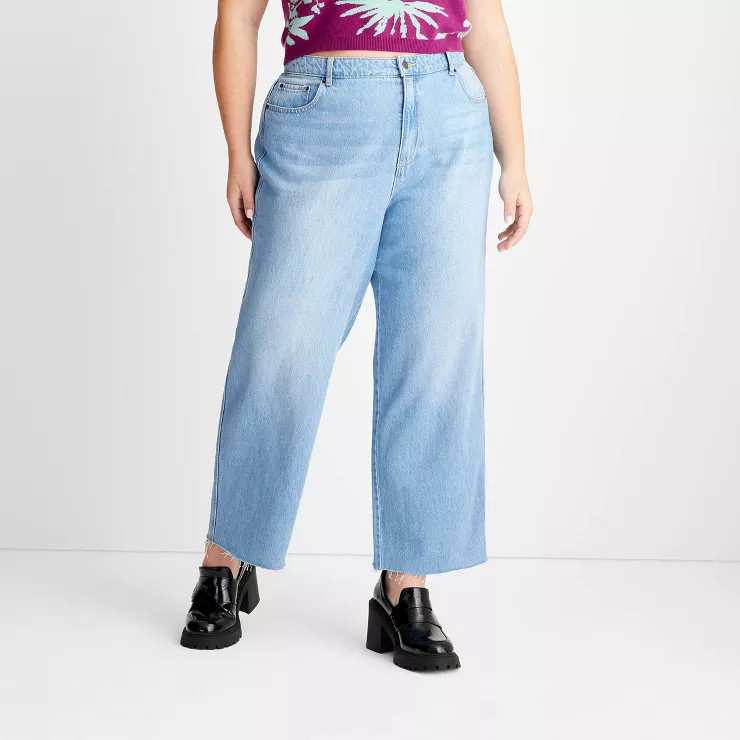 Women's High-Rise Straight Leg Denim Pant - Future Collective™ with Gabriella Karefa-Johnson Li... | Target