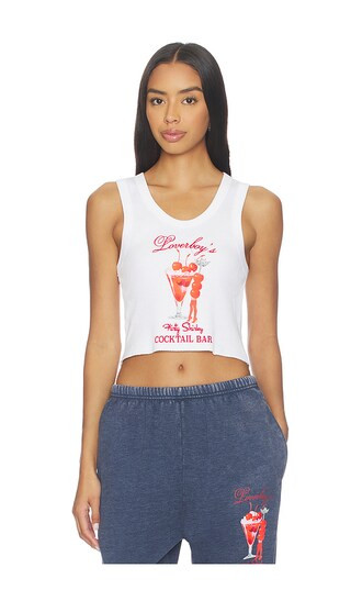 X Loverboy Flirty Shirley Randy Tank Top in White | Revolve Clothing (Global)