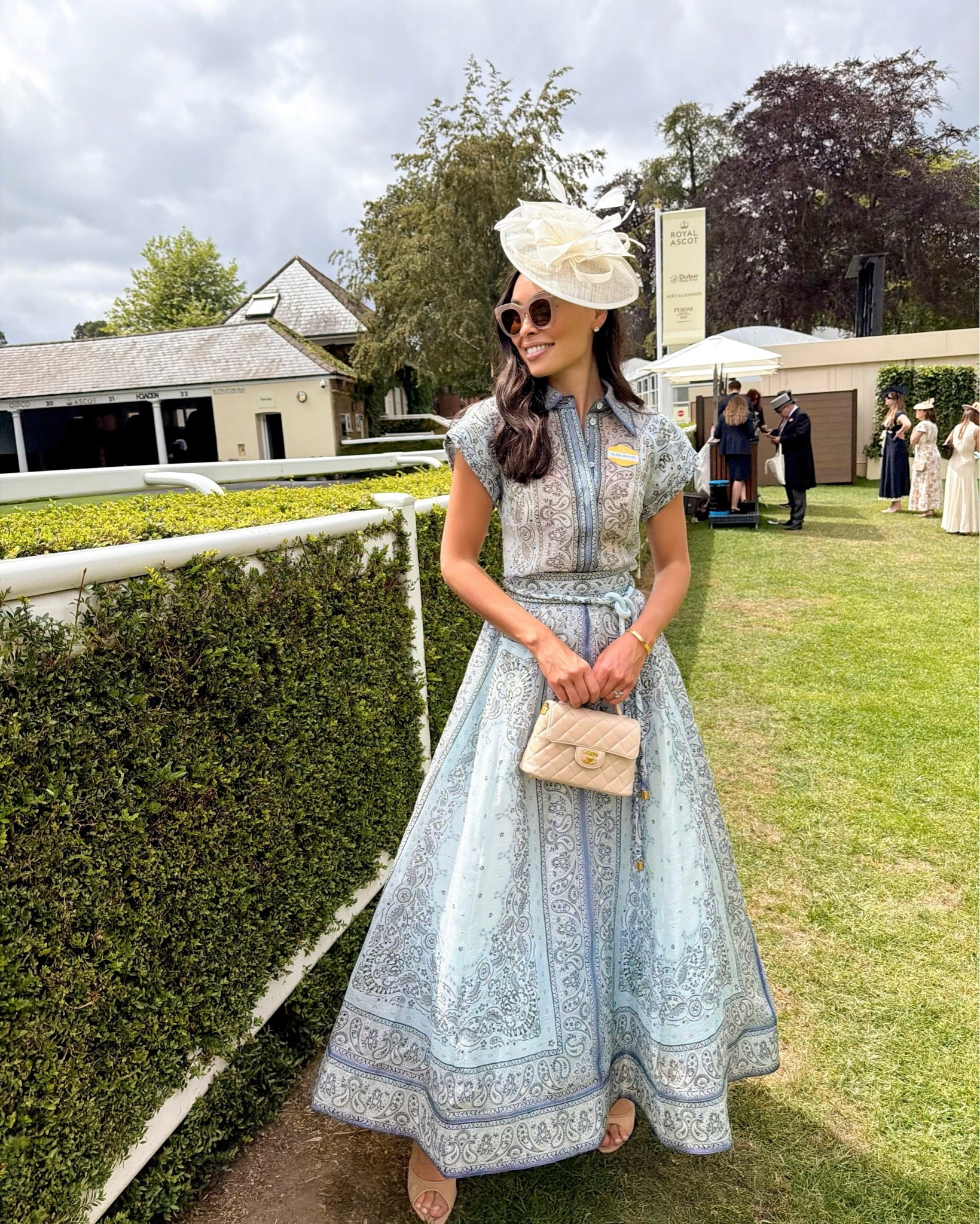 Royal Ascot, London. Blue paisley skirt is on major sale!

#LTKootd #LTKdayinmylife #LTKstorytime