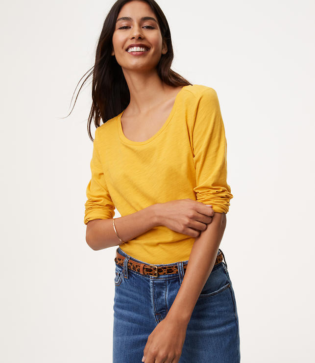 Long Sleeve Vintage Soft Tee | LOFT