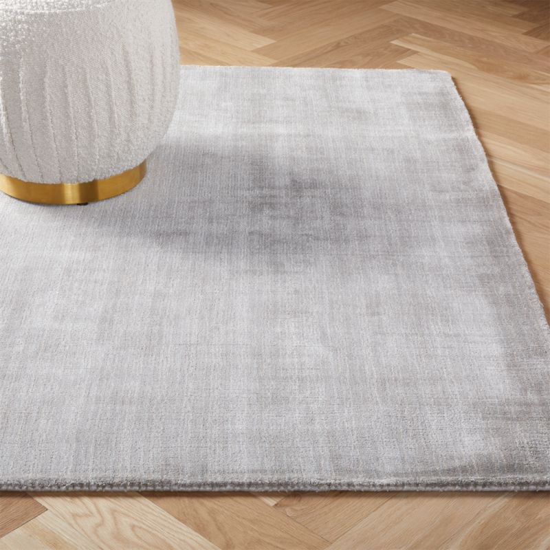 Posh Silver Grey Rug | CB2 | CB2