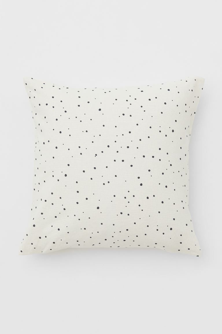 Patterned Cotton Cushion Cover | H&M (US + CA)