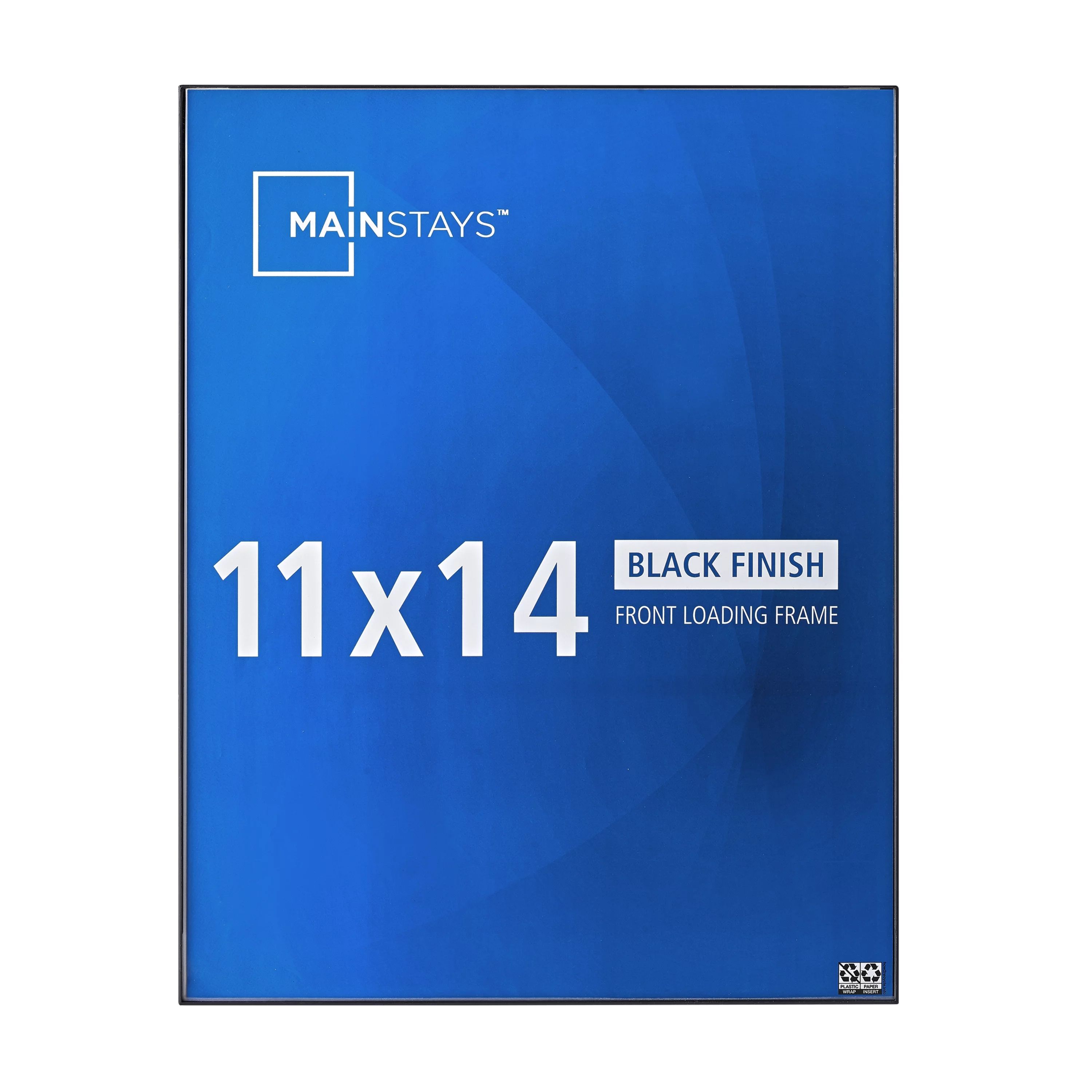 Mainstays 11x14 Front Loading Picture Frame, Black | Walmart (US)