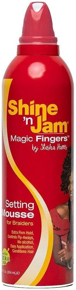 Shine N Jam Magic Fingers For Braiders Setting Mousse 12 Ounce (354ml) | Amazon (US)