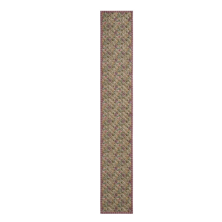 Better Homes & Gardens Edith Vine Floral 90" x 14" Cotton Linen Table Runner | Walmart (US)