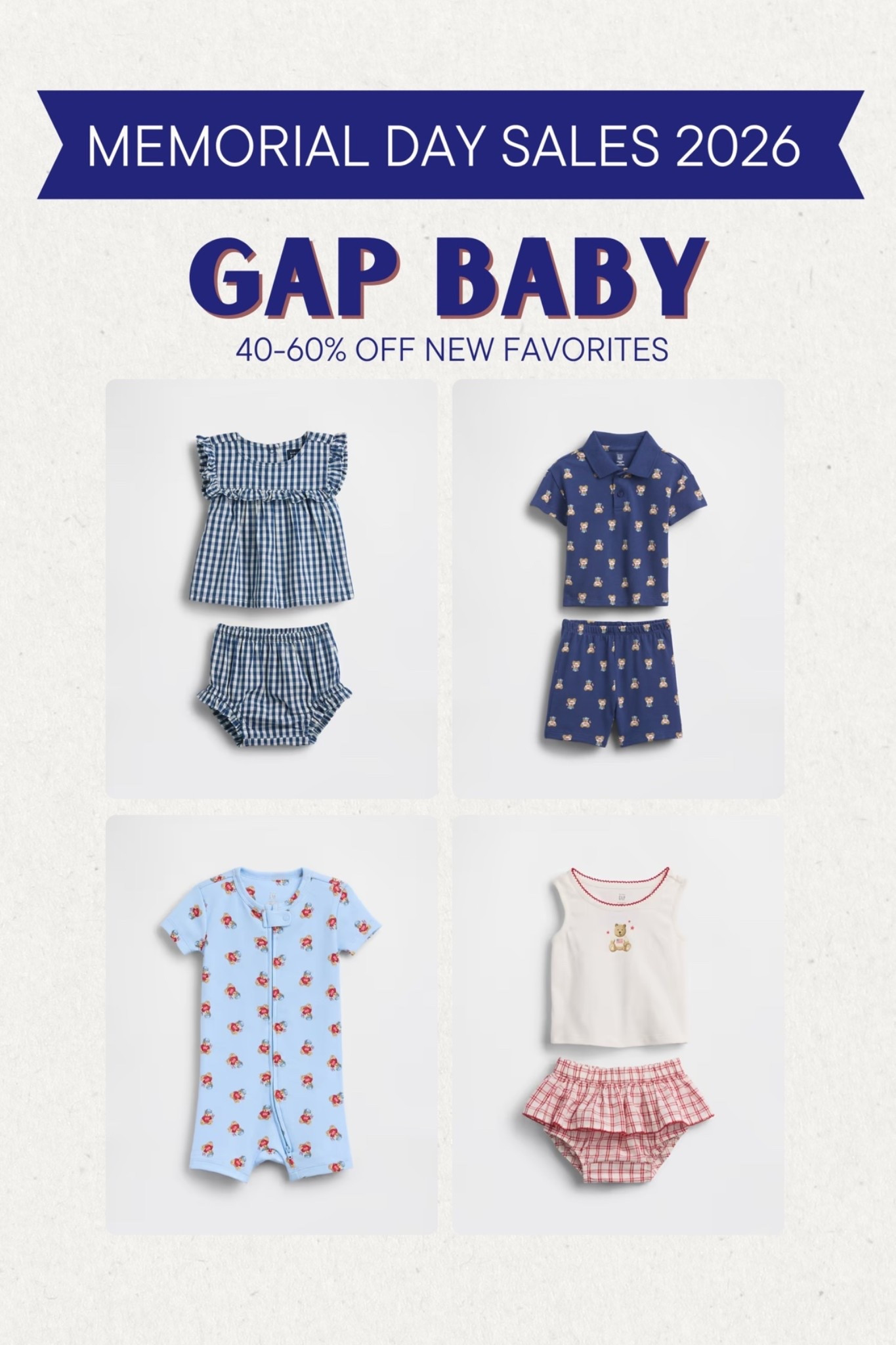 [5/21/26] the cutestttttt styles from gap baby on sale for 40-60% off | all styles 100% cotton!!!

#LTKSaleAlert #LTKSeasonal #LTKBaby