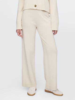 100% Cotton Relaxed Sweater Pants | Gap (US)