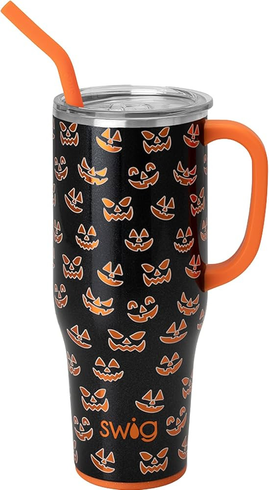 Swig Life 40oz Mega Mug | 40 oz Tumbler with Handle and Straw, Cup Holder Friendly, Dishwasher Sa... | Amazon (US)