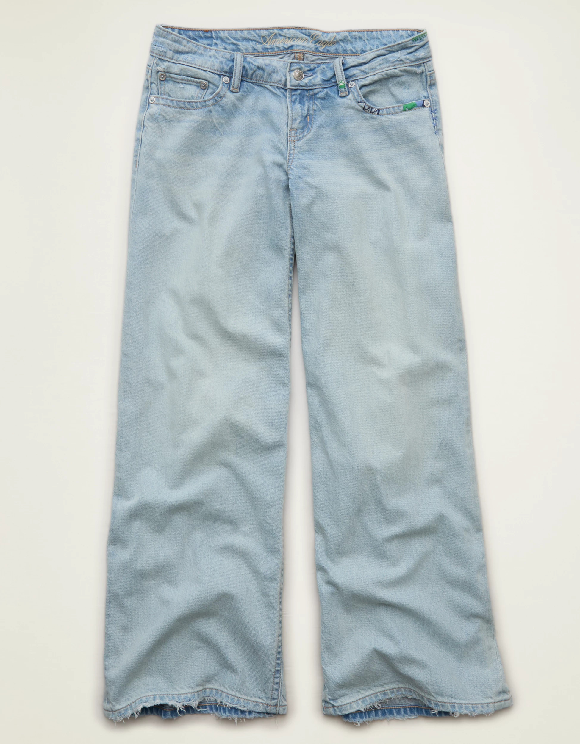 AE Lowest-Rise Baggy Wide-Leg Jean | American Eagle Outfitters (US & CA)
