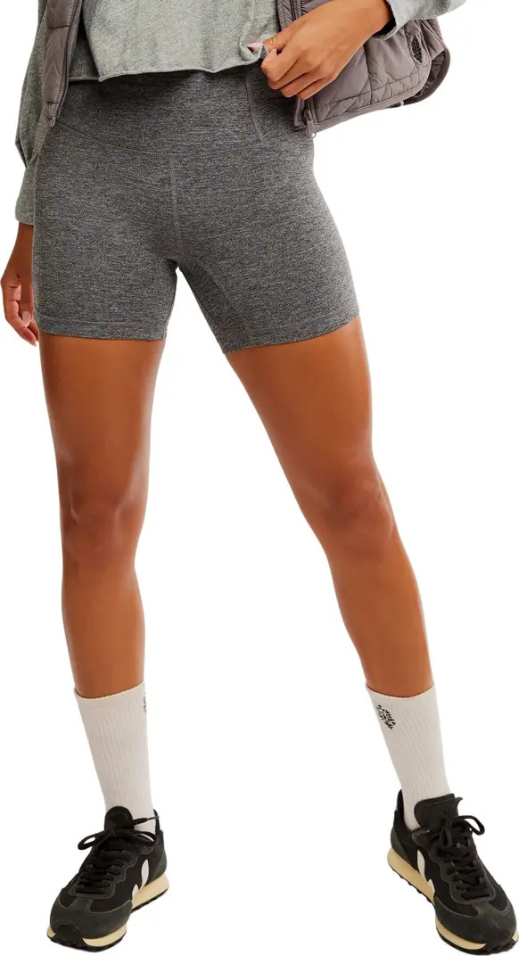 FP Movement Never Better Heathered Bike Shorts | Nordstrom