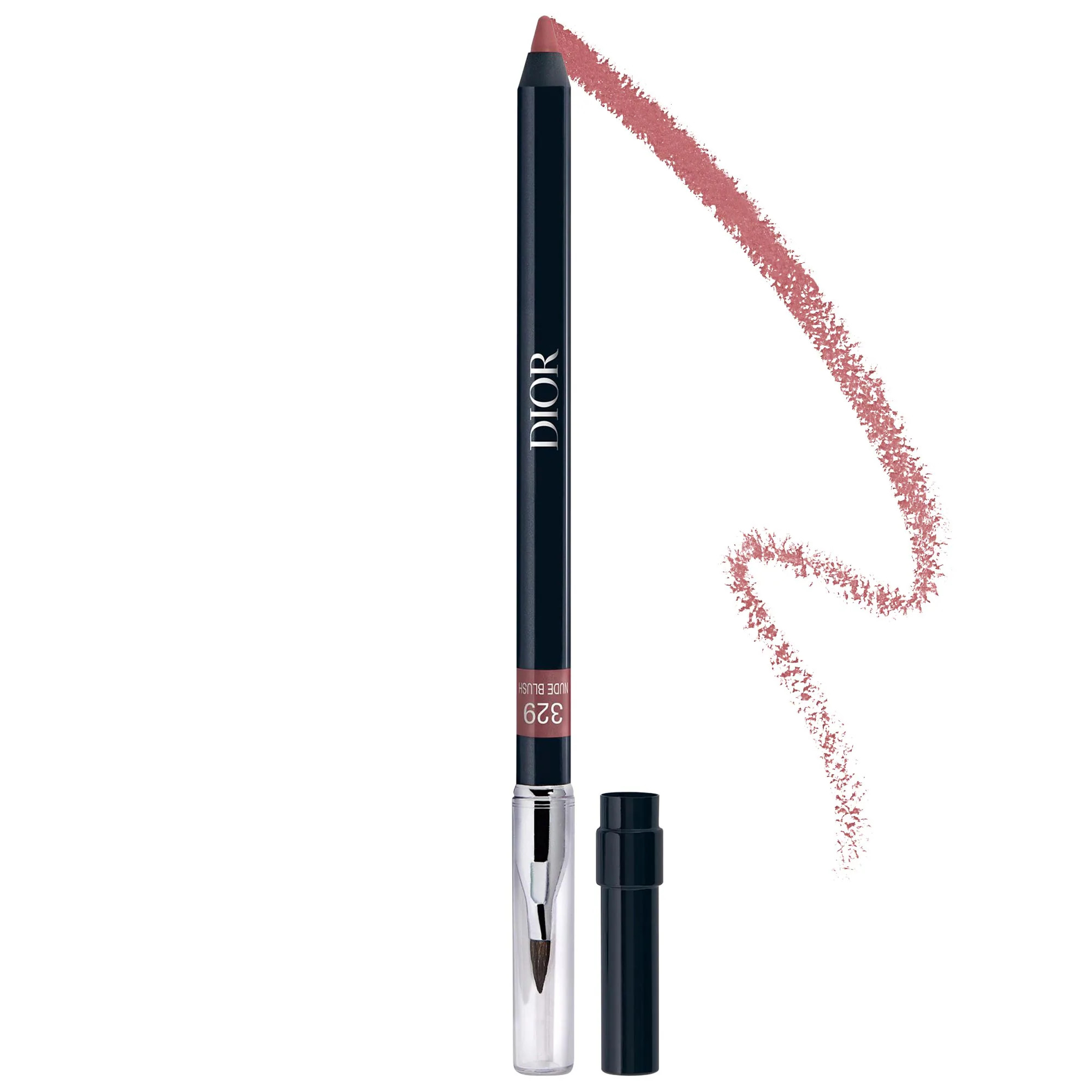 Rouge Dior Contour No-Transfer Lip Liner Pencil 329 Nude Blush 0.04 oz | Sephora (US)