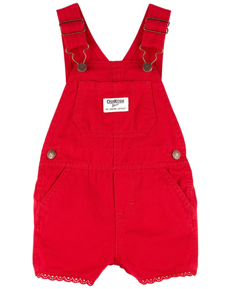 Baby Lace Hem Shortalls | Carter's