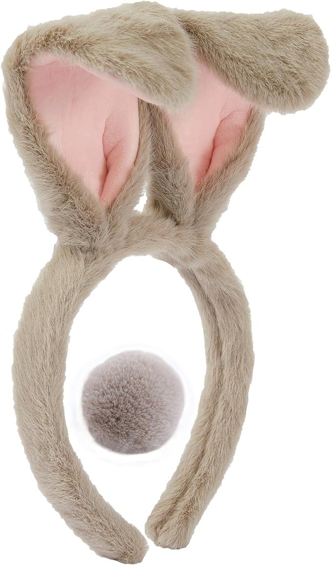 Easter bunny ears headband for rabbit pretend play plush costume | Amazon (US)