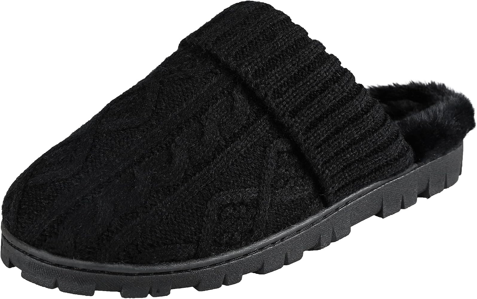 Jessica Simpson Women's Soft Knit Memory Foam Clog Slippers with Indoor/Outdoor Sole | Amazon (US)