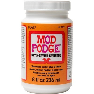 Mod Podge 8 fl oz Craft Glue - Satin: Dries Clear, Non-Toxic, Liquid Sealer, Art & Stationery, Office Use | Target