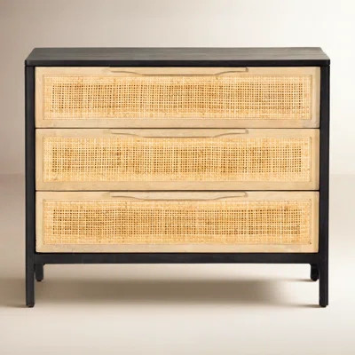 Nellie 3 - Drawer Cane Chest | Wayfair North America