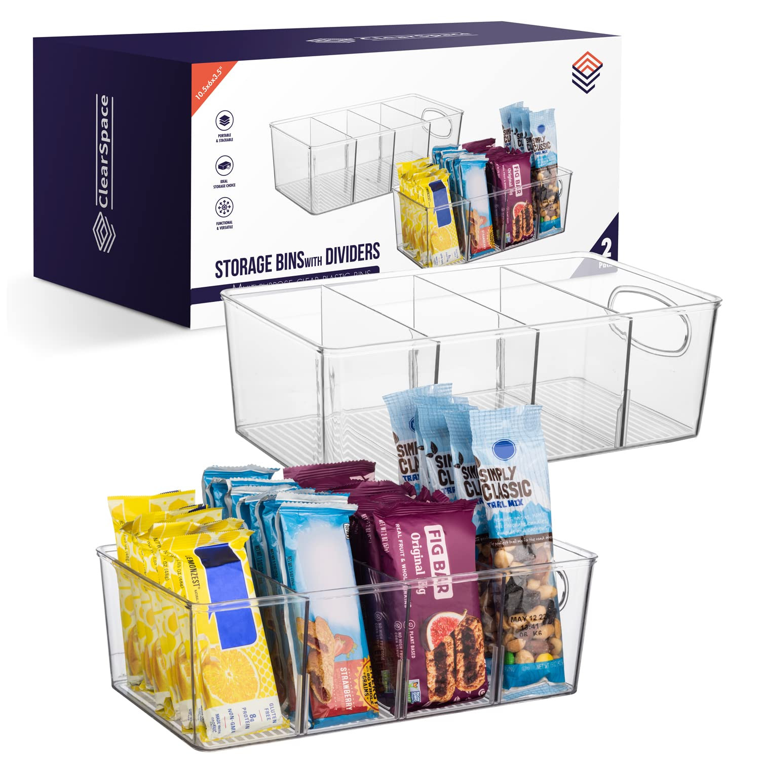 Pantry Organizers and Storage and Cabinet Organizer, 2 Pack - Kitchen Organizers and Storage, Gre... | Amazon (US)
