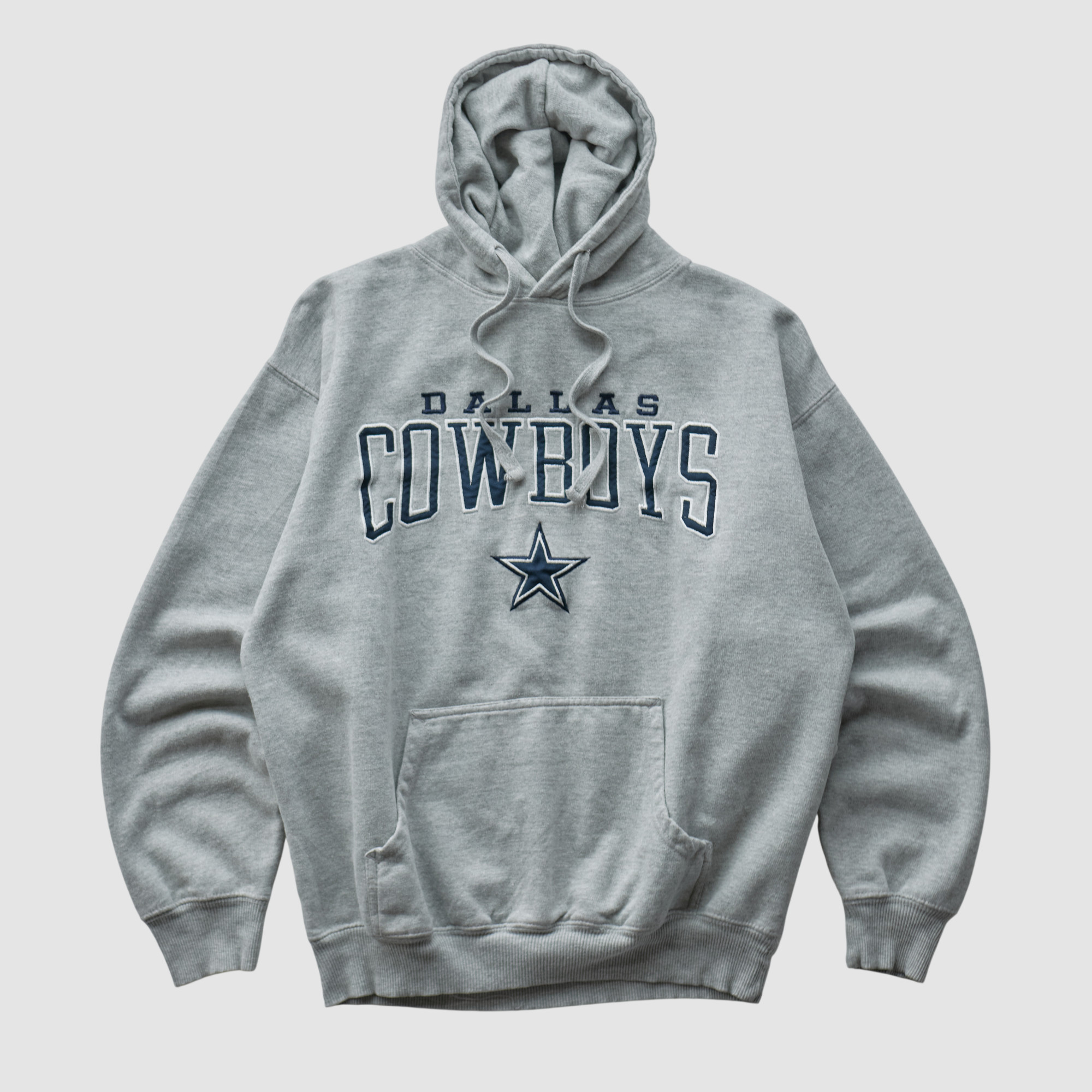 Dallas Cowboys Cowboys Team Apparel 2010s Hooded Pullover Sweatshirt - Heather Gray - S by Fanatics Real Vintage | Fanatics