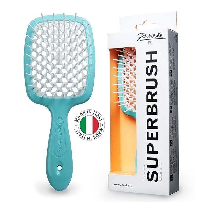 Janeke Original Patented Superbrush Detangler Brush Anti-static Hairbrush Easy For Wet or Dry Use... | Amazon (US)