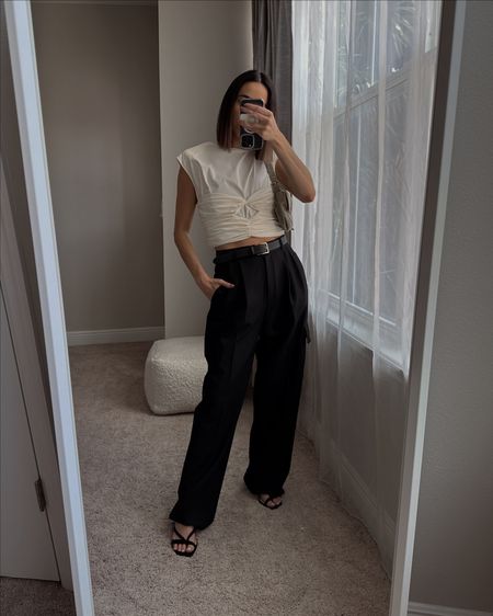 🚨 Code MODE10 for 10% off at Farfetch! 

(New email signup, t&cs apply, some brand exclusions) 

🛍️Link to shop my outfit in stories and bio (or screenshot and click this link: ) 

Sizing Info:
Jimmy Choo Sandals: I sized up 1/2 size
Trousers: wearing true to size small
Top: true to size (I had to buy a larger size and got it altered smaller) 

AD
#farfetch #withfarfetch #magdabutrym #jimmychoo #jimmychoosandals #vintagefendi #fendibaguette #frankieforall #frankiegirl #thefrankieshop #maesacargos #cargopants #cargos #cargotrousers #magdabutrymtop #discoverunder50k 

#LTKshoecrush #LTKSeasonal #LTKFind